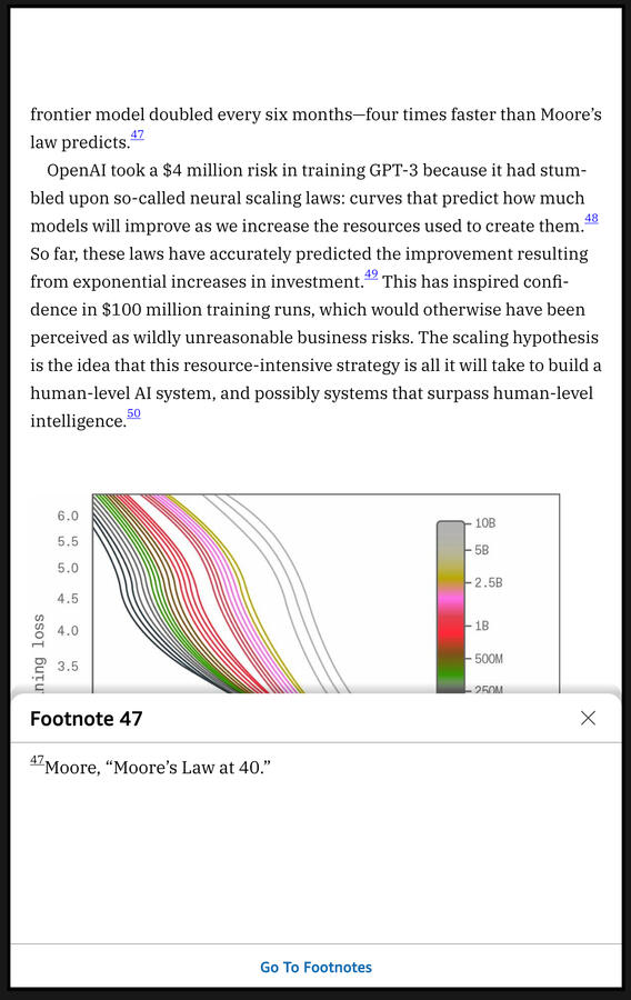 Embedded and linked Footnotes